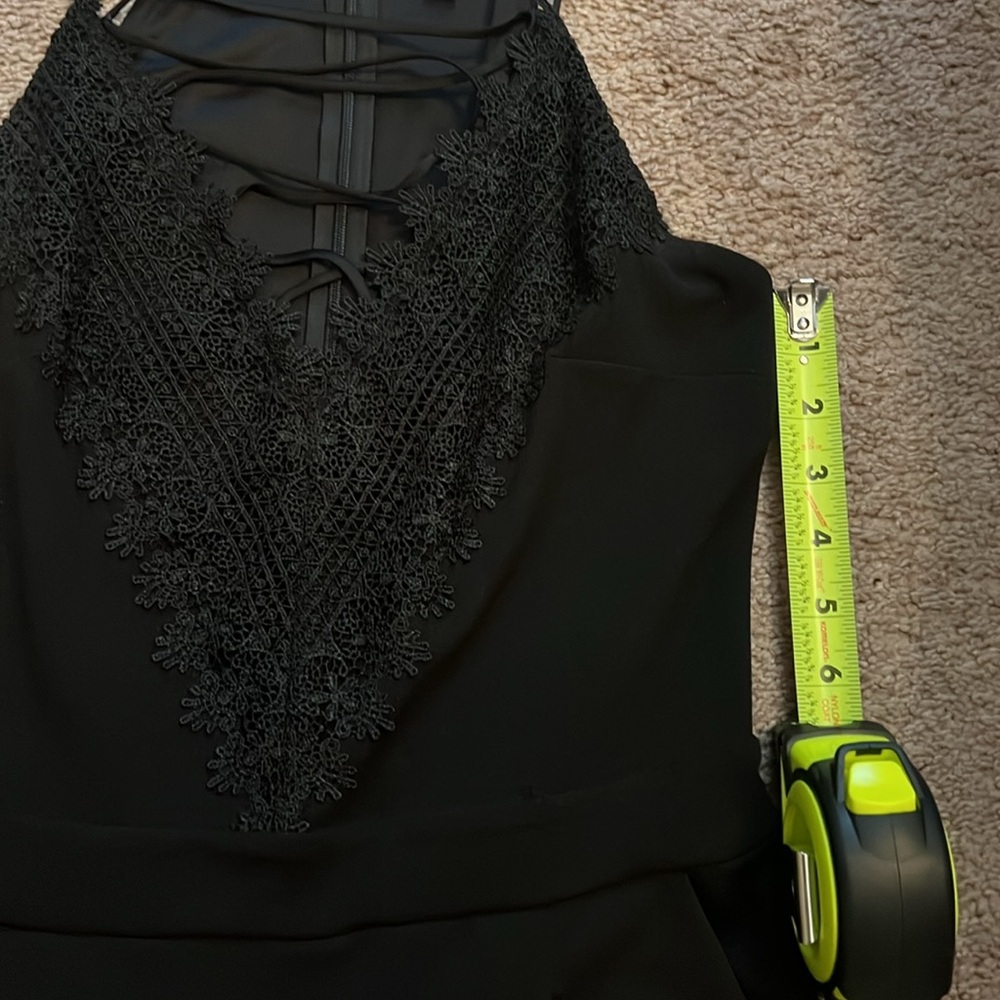 Express Black Lace jumpsuit - Picture 6 of 7